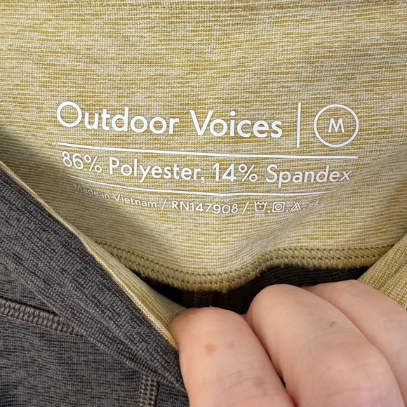 Outdoor Voices Women's 7/8 Springs Color Block Leggings Sz Medium - Picture 3 of 5